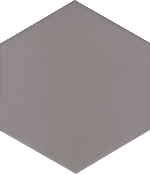 Picture of Solid Grey Hexagon Tiles 21.5x25 cm