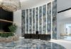 Picture of Onice Blue Onyx Effect Polished Tile 60x120 cm