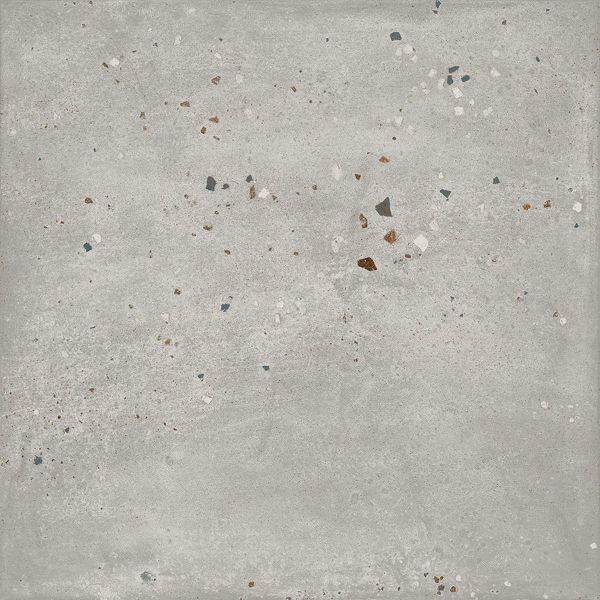 Picture of Moment Grey XL Matt Terrazzo Tile 80x80 cm