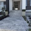 tumbled travertine silver