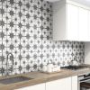 Picture of Orient White Patterned Floor Tiles 45x45 cm