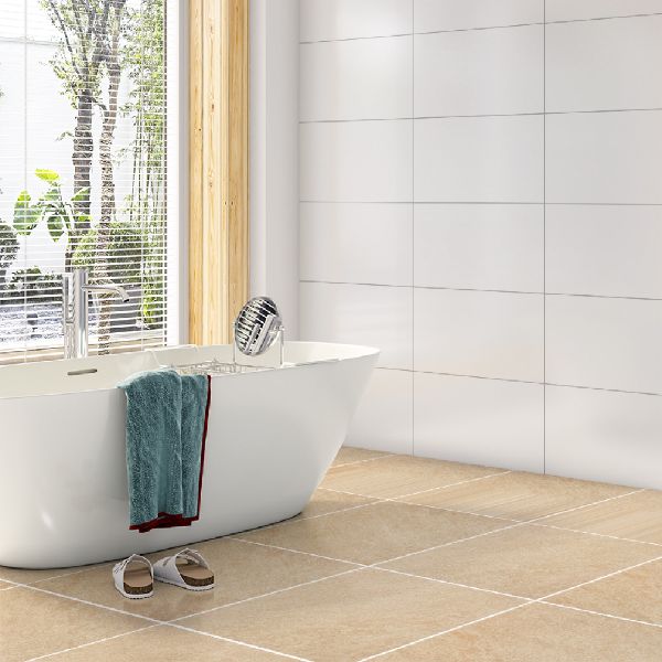 Picture of Manhattan Beige Matt Stone Effect Tile 60x60 cm