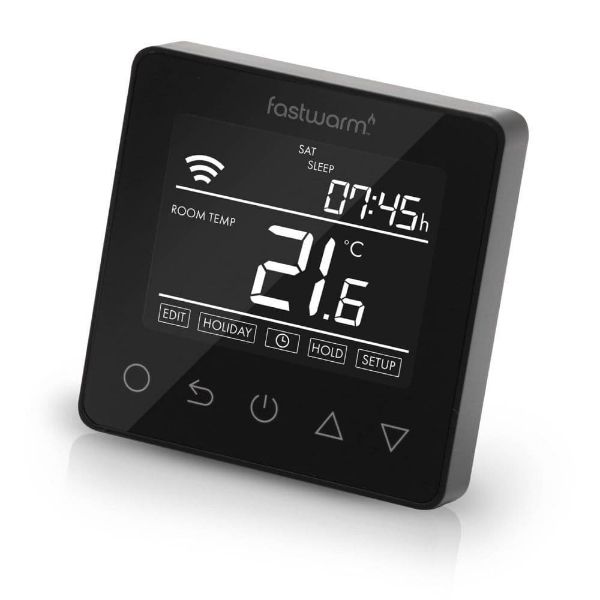 Picture of Fastwarm Smart WiFi Thermostat - BLACK (3amp)