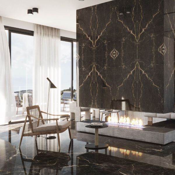 Picture of Windsor Luxe Black Bookmatch (B) 60x120 cm