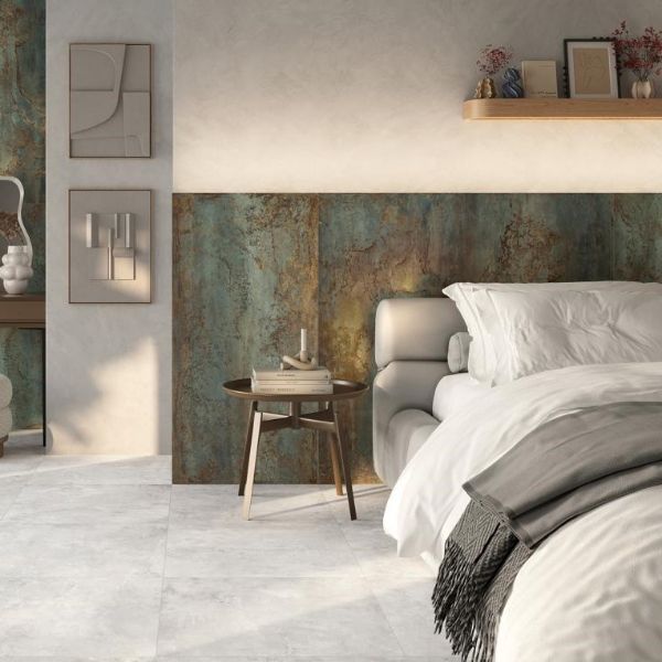 Picture of Metallica White Matt Tile 60x60 cm